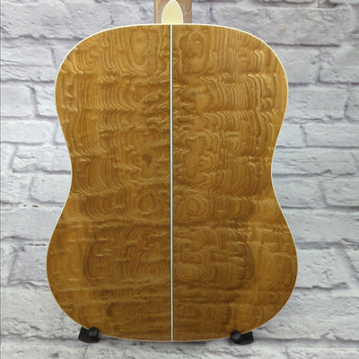 Dean AXS Dreadnought Quilt Acoustic Guitar - Gloss Natural