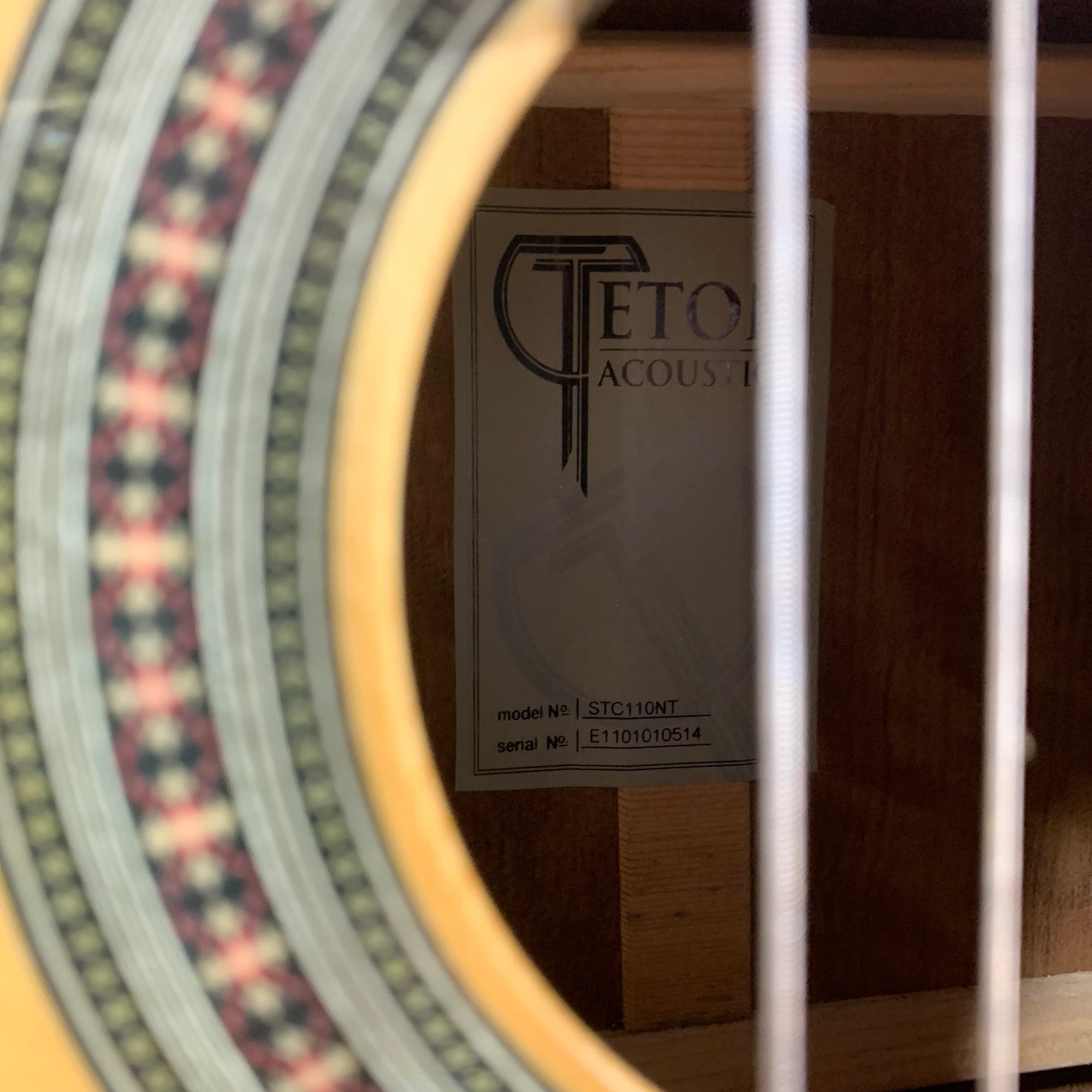 Teton STC110NT Classical Acoustic Guitar