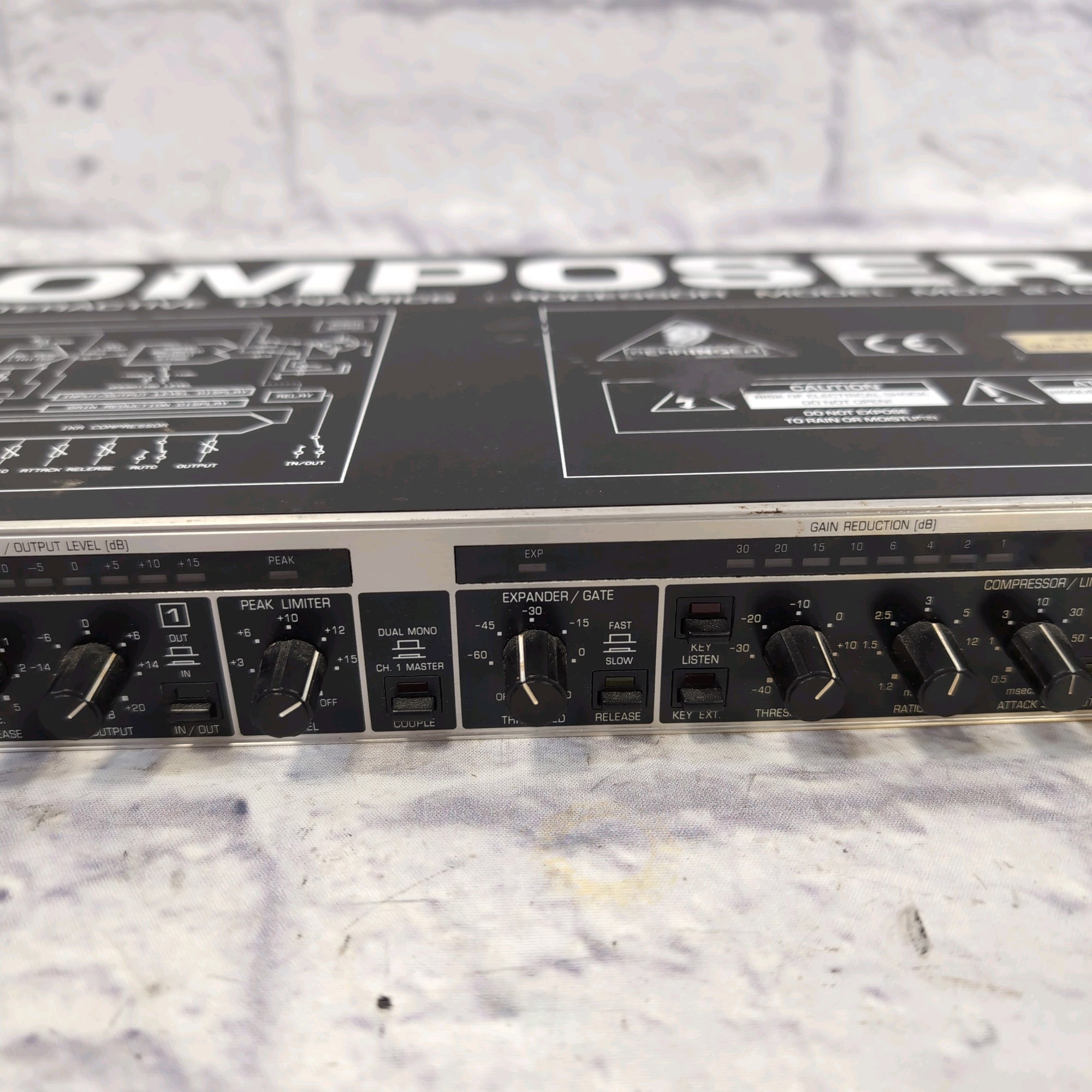 Behringer Composer MDX2100 Dynamics Processor Compressor Limiter Expander Rack