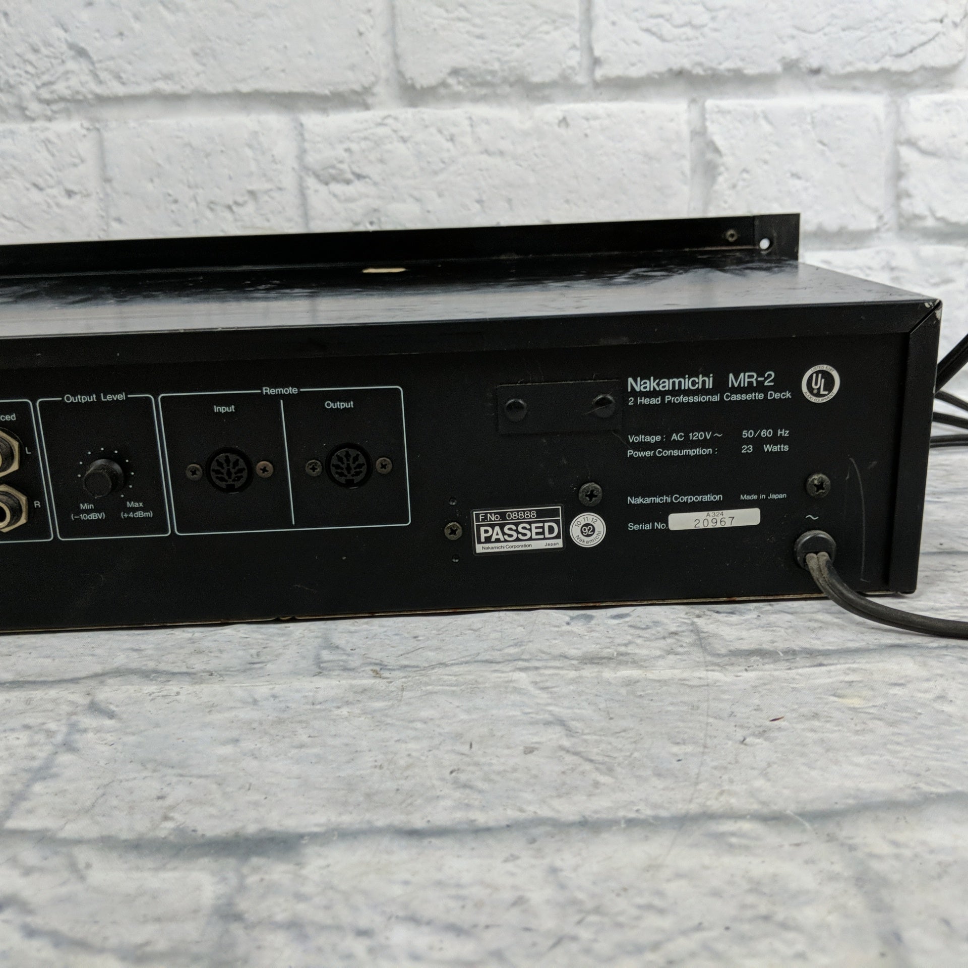 Nakamichi MR-2 Rackmount Cassette Deck