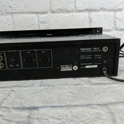 Nakamichi MR-2 Rackmount Cassette Deck