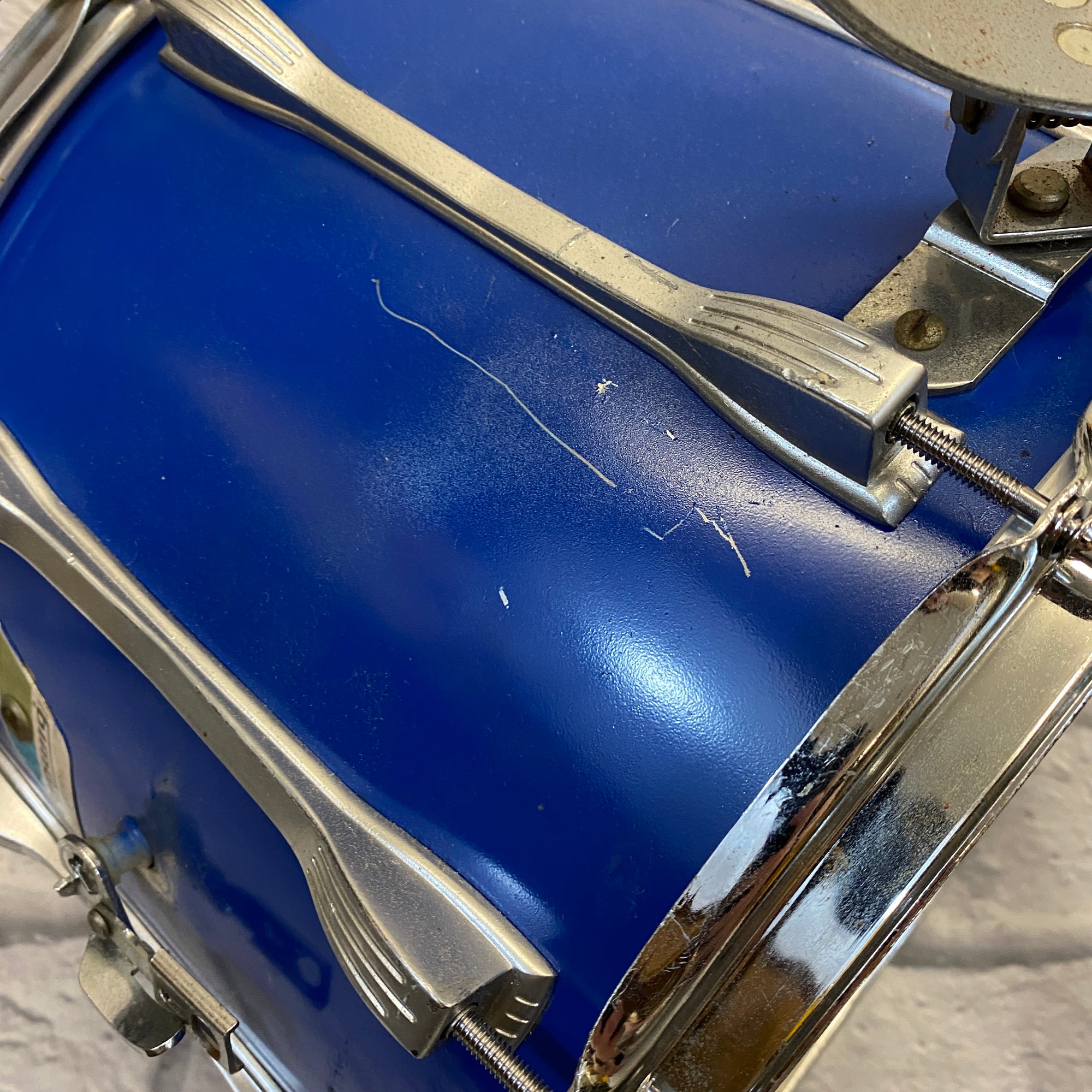 Ludwig 14x10 Challenger Marching Snare Drum Blue