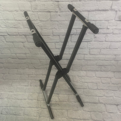 Tour Tough Heavy Duty Double Braced Quick Lock Keyboard Stand