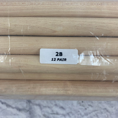 Brick of 12 Pairs of 2B Drum Sticks