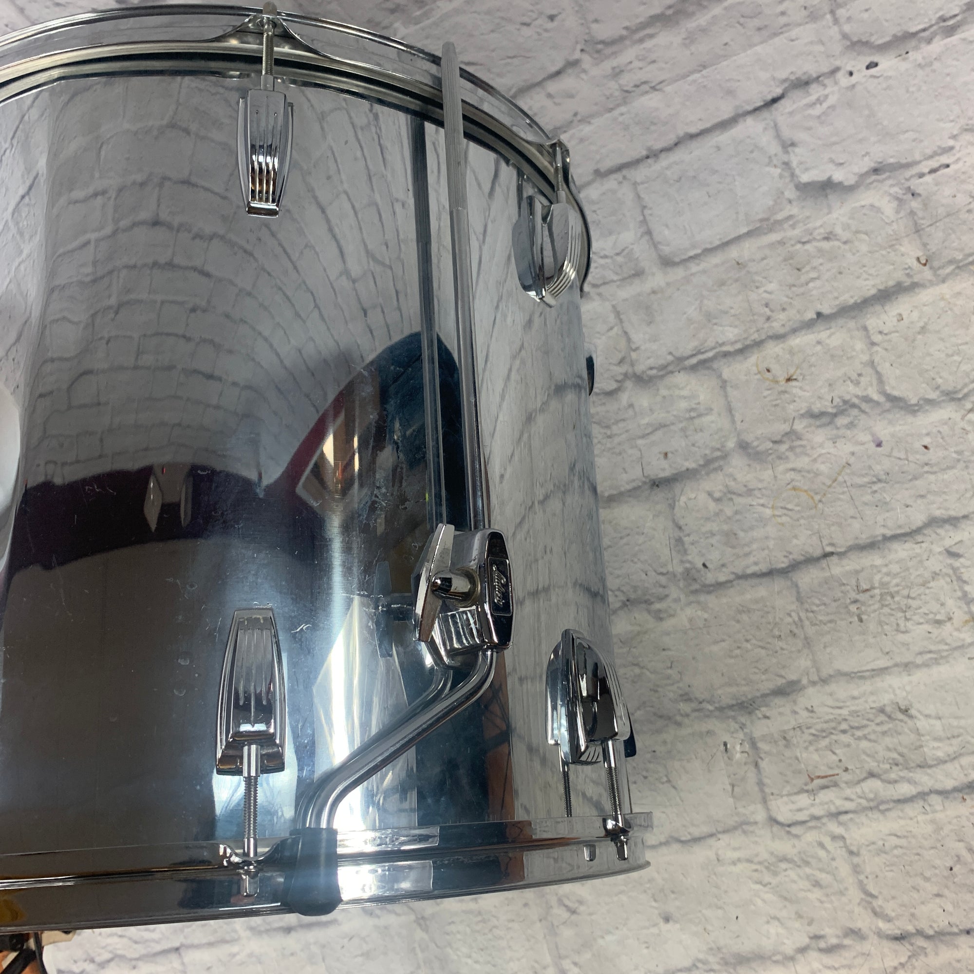 Ludwig Chrome Over Vistalite Floor Tom 18 Floor Tom