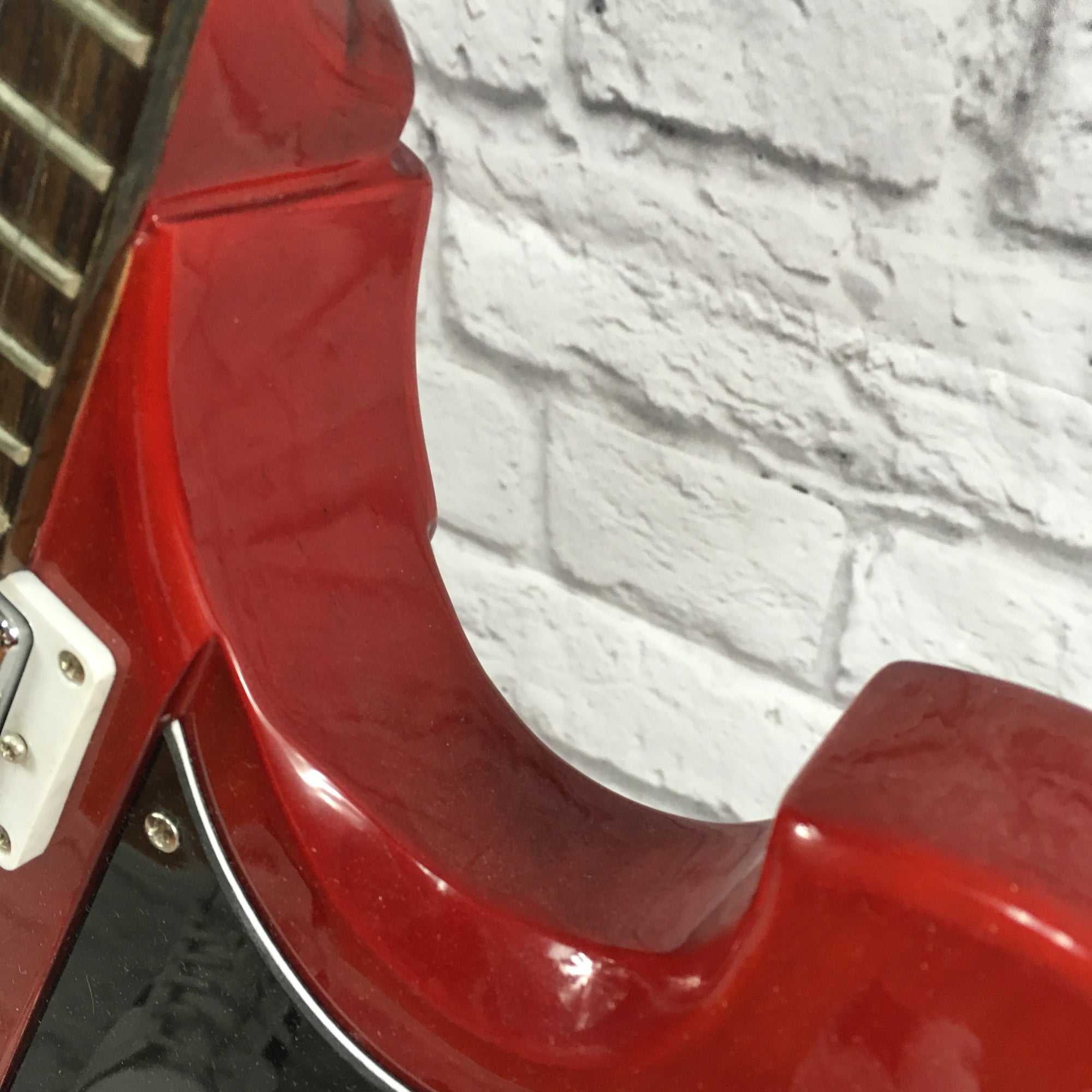 Hard Luck Kings Spider Firebird Style Guitar w/ case