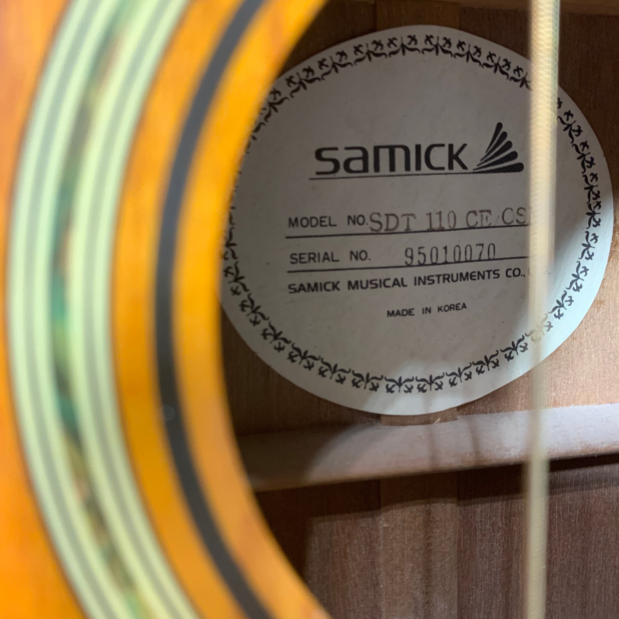 Samick SDT 110 CE Acoustic Guitar AS-IS