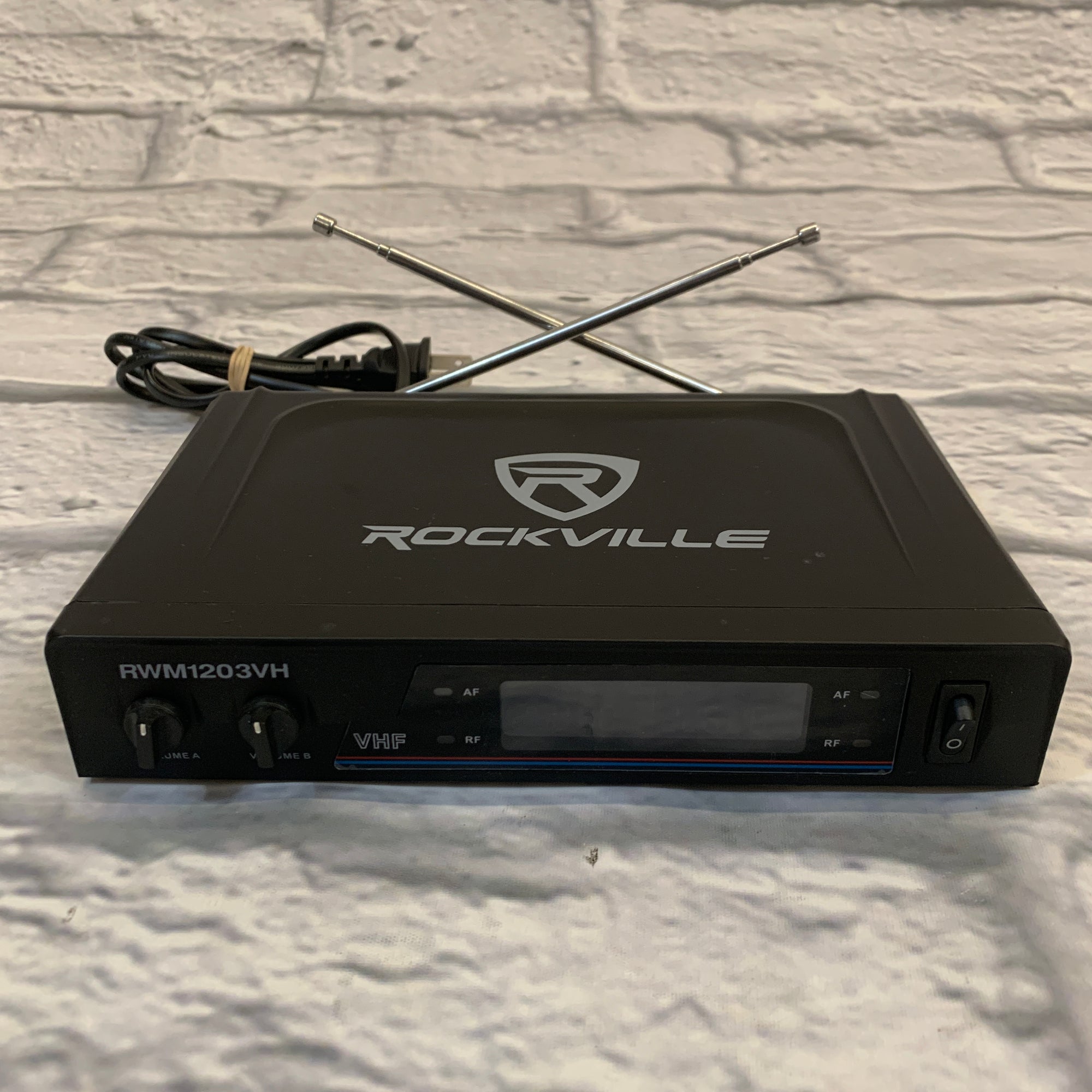 Rockville RWM1203VH VHF Wireless Dual Handheld Microphone System