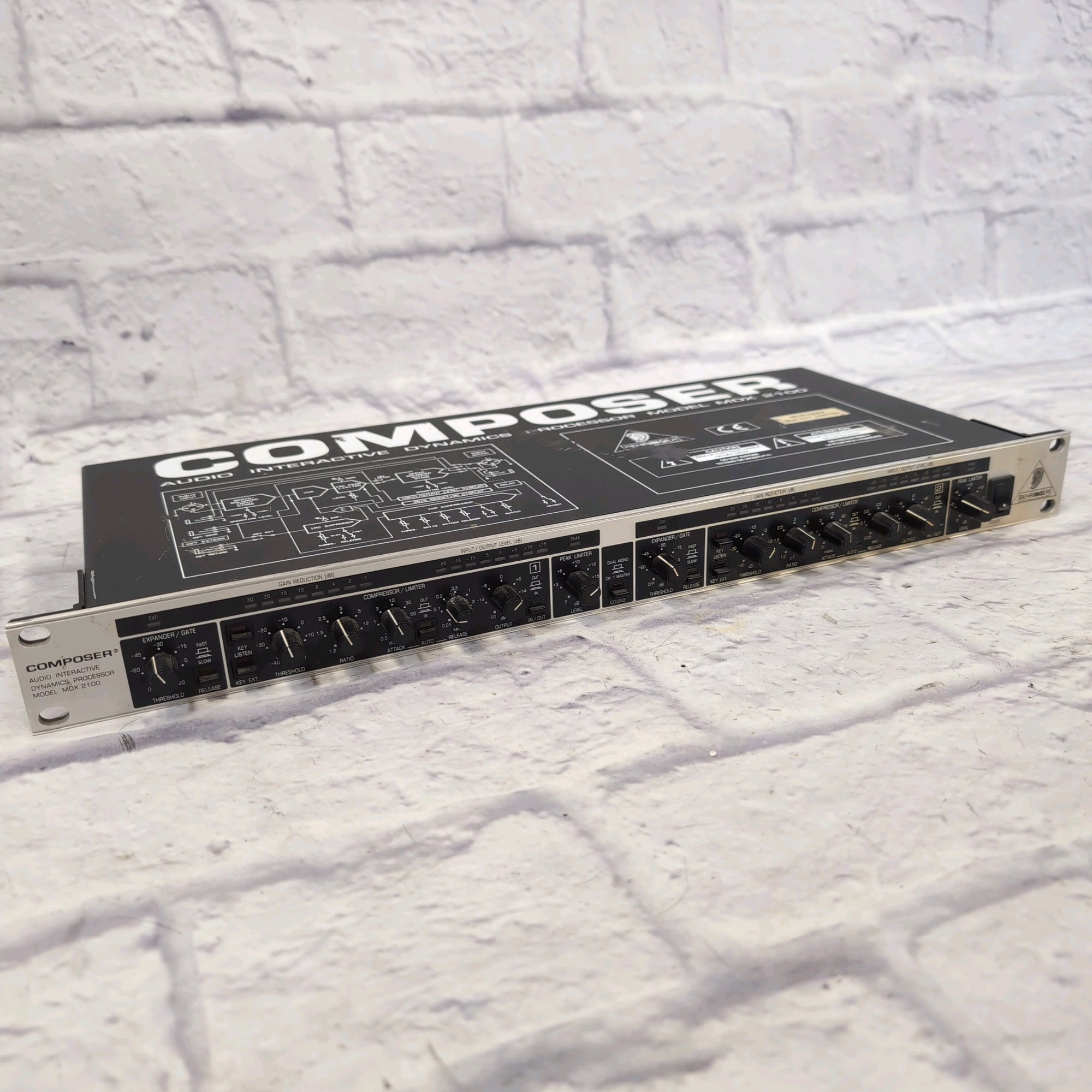 Behringer Composer MDX2100 Dynamics Processor Compressor Limiter Expander Rack