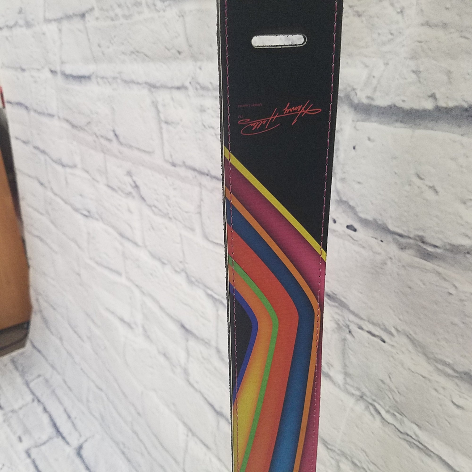 Henry Heller Rainbow Leather Guitar Strap