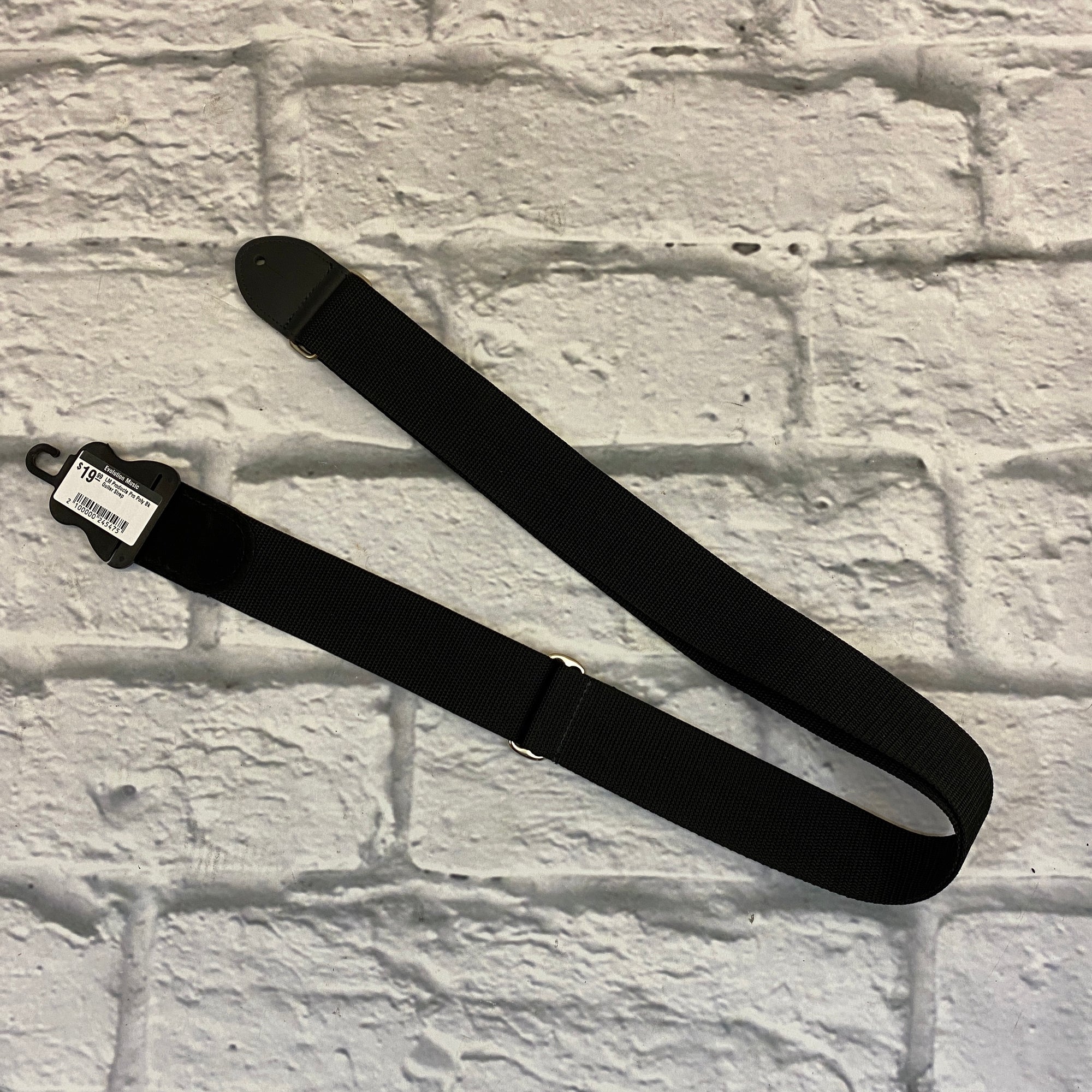 LM Products Pro Poly Bk Guitar Strap