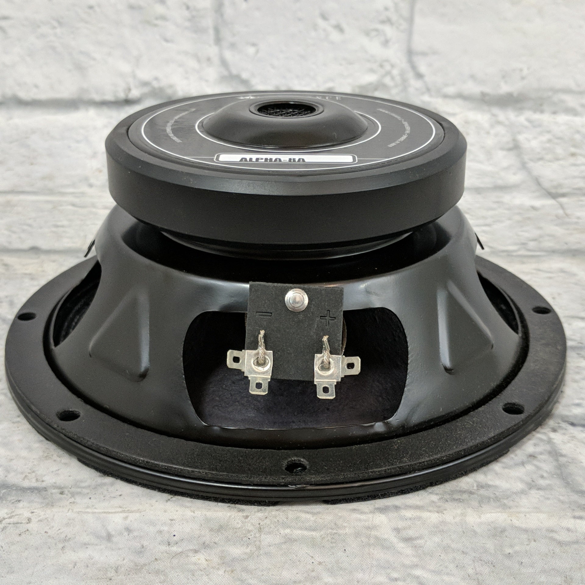 Eminence ALPHA-8A American Standard 8" 125-Watt 8 Ohm Replacement Speaker
