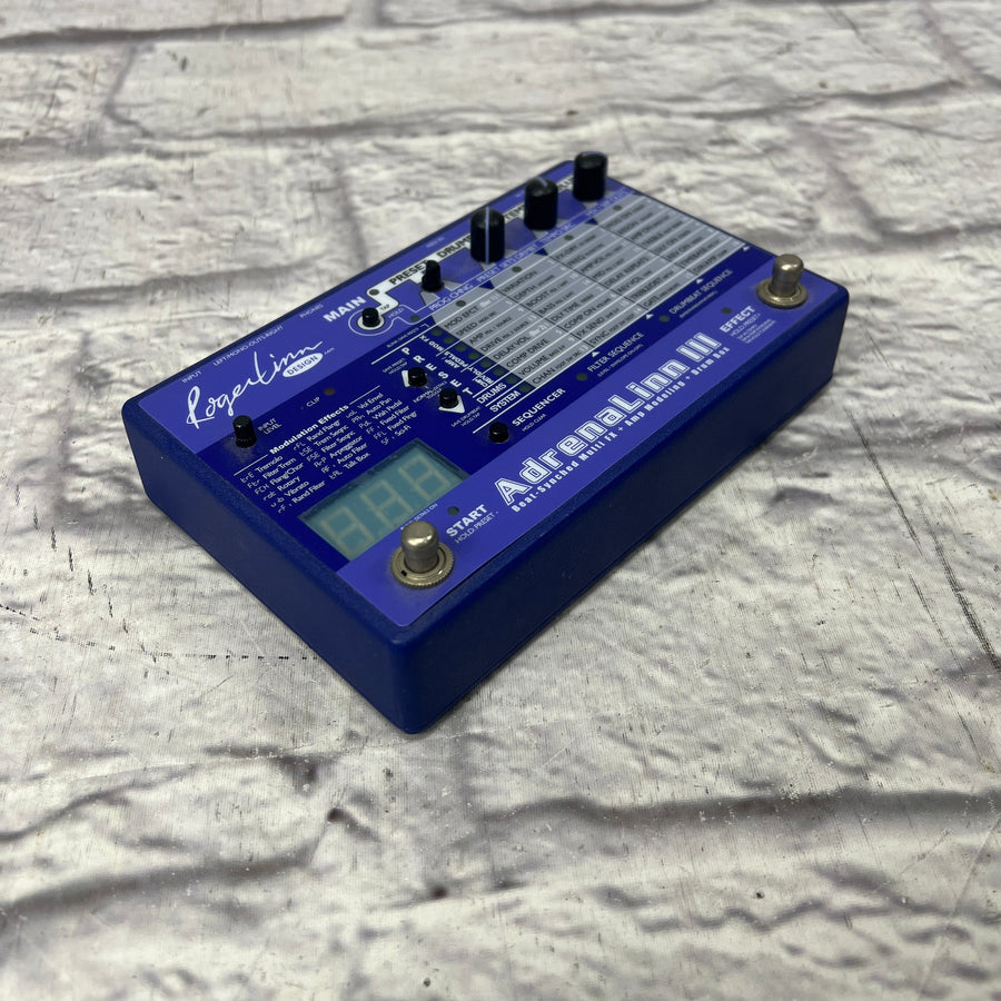 Roger Linn Design Adrenalinn III Electric Drum Machine Pedal