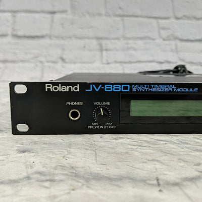 Roland JV-880 Multi Timbral Synthesizer Module Rack Synth