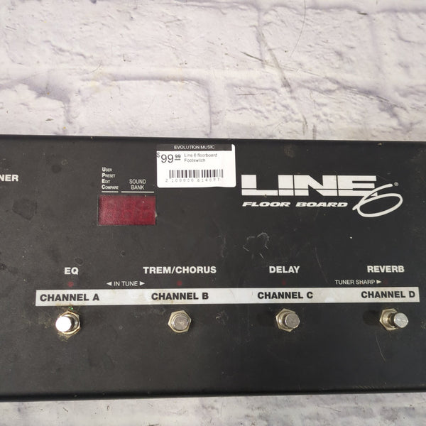 Line 6 floorboard Footswitch Evolution Music Line 6 floorboard Footswitch Evolution Music