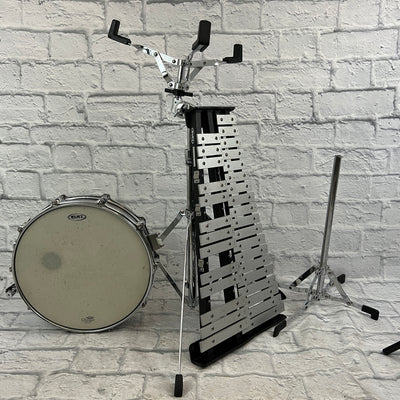 Mapex Snare & Bell Kit w/ Rolling Case