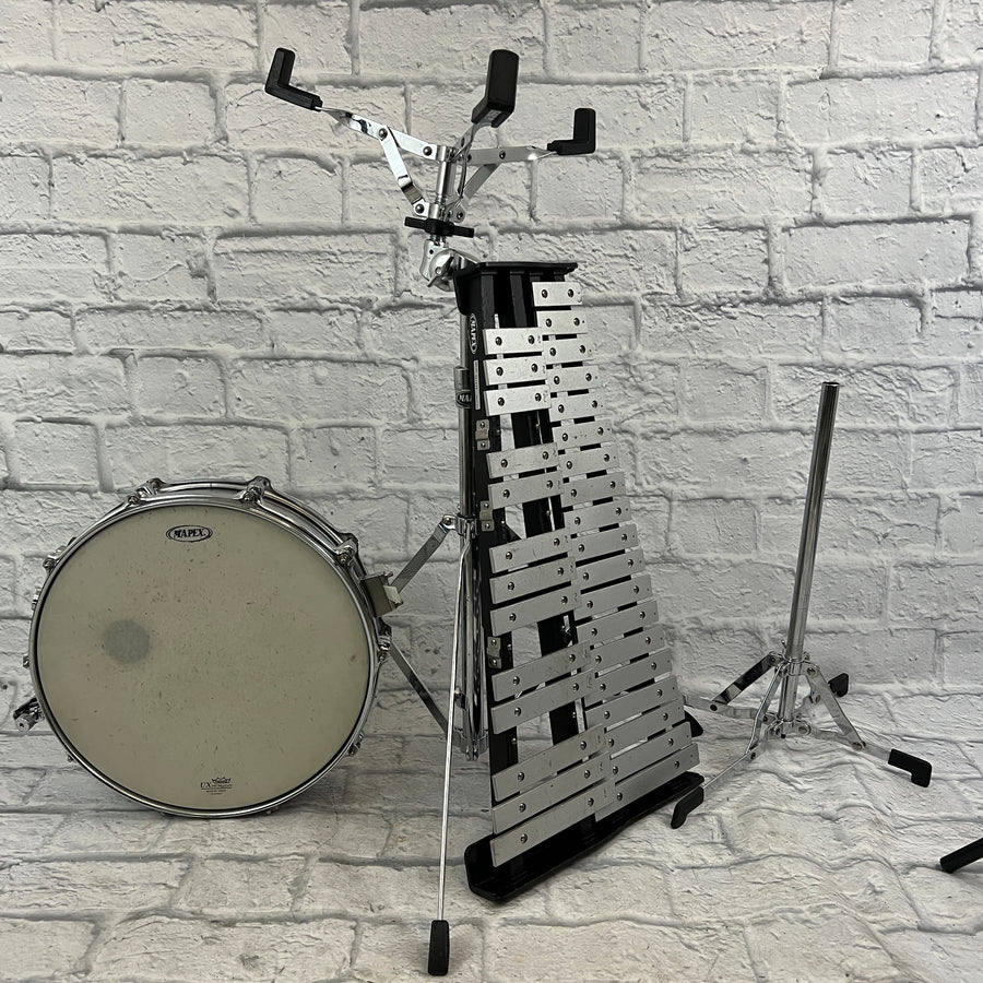Mapex Snare & Bell Kit w/ Rolling Case