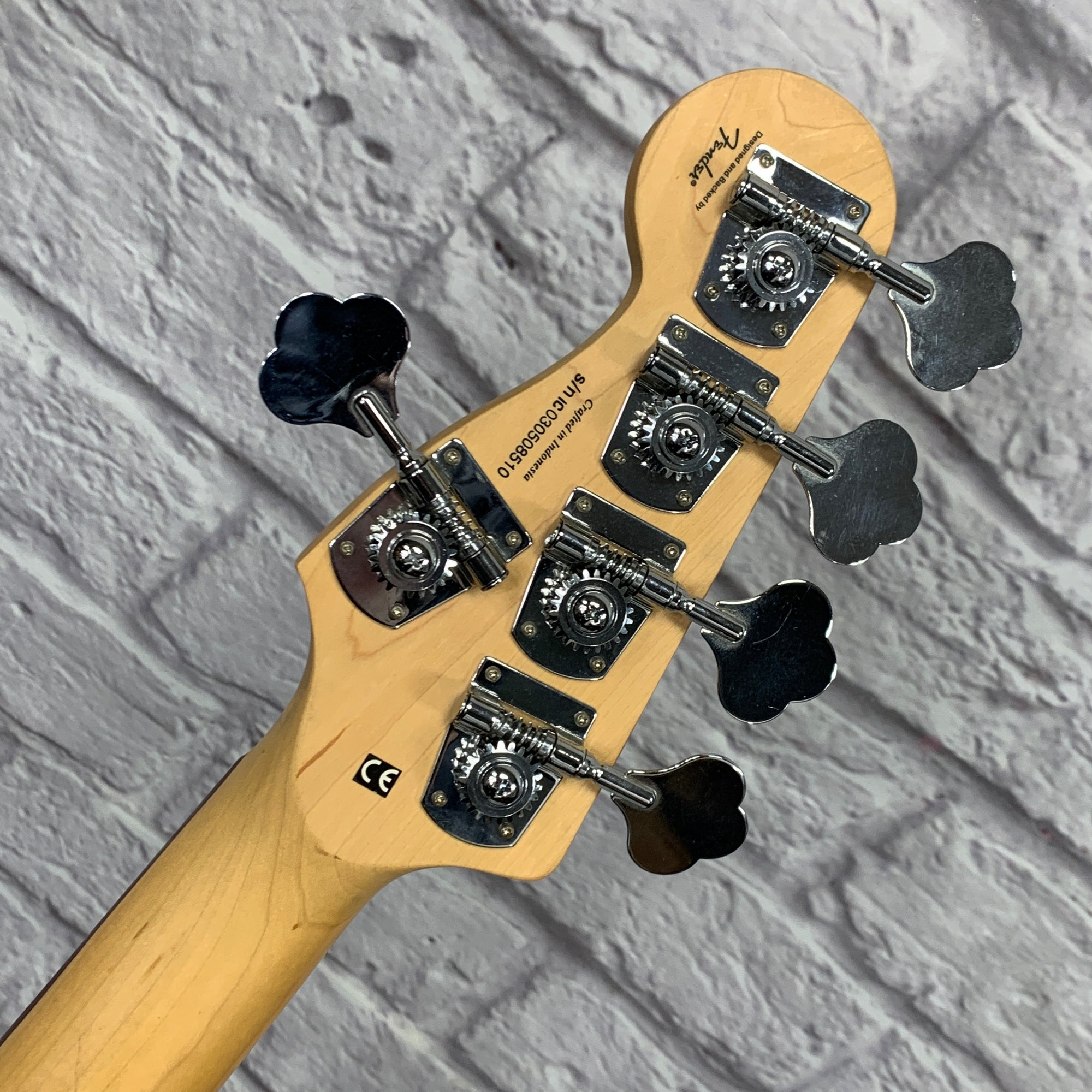 Squier Standard Precision 5-String Bass Black w/ Active EMG Pickups