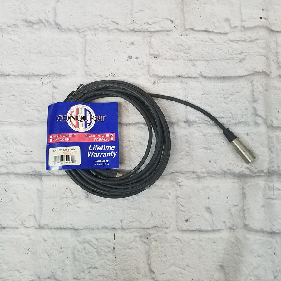 Conquest RA2 20ft XLR Cable