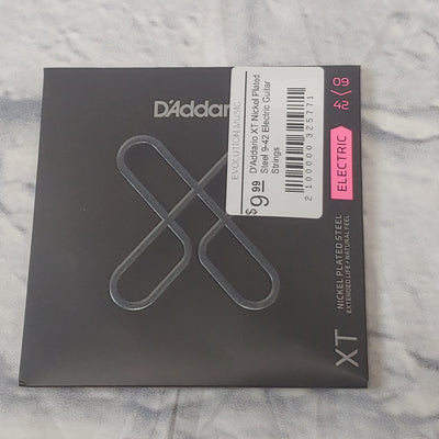 D'Addario XT Nickel Plated Steel 9-42 Electric Guitar Strings