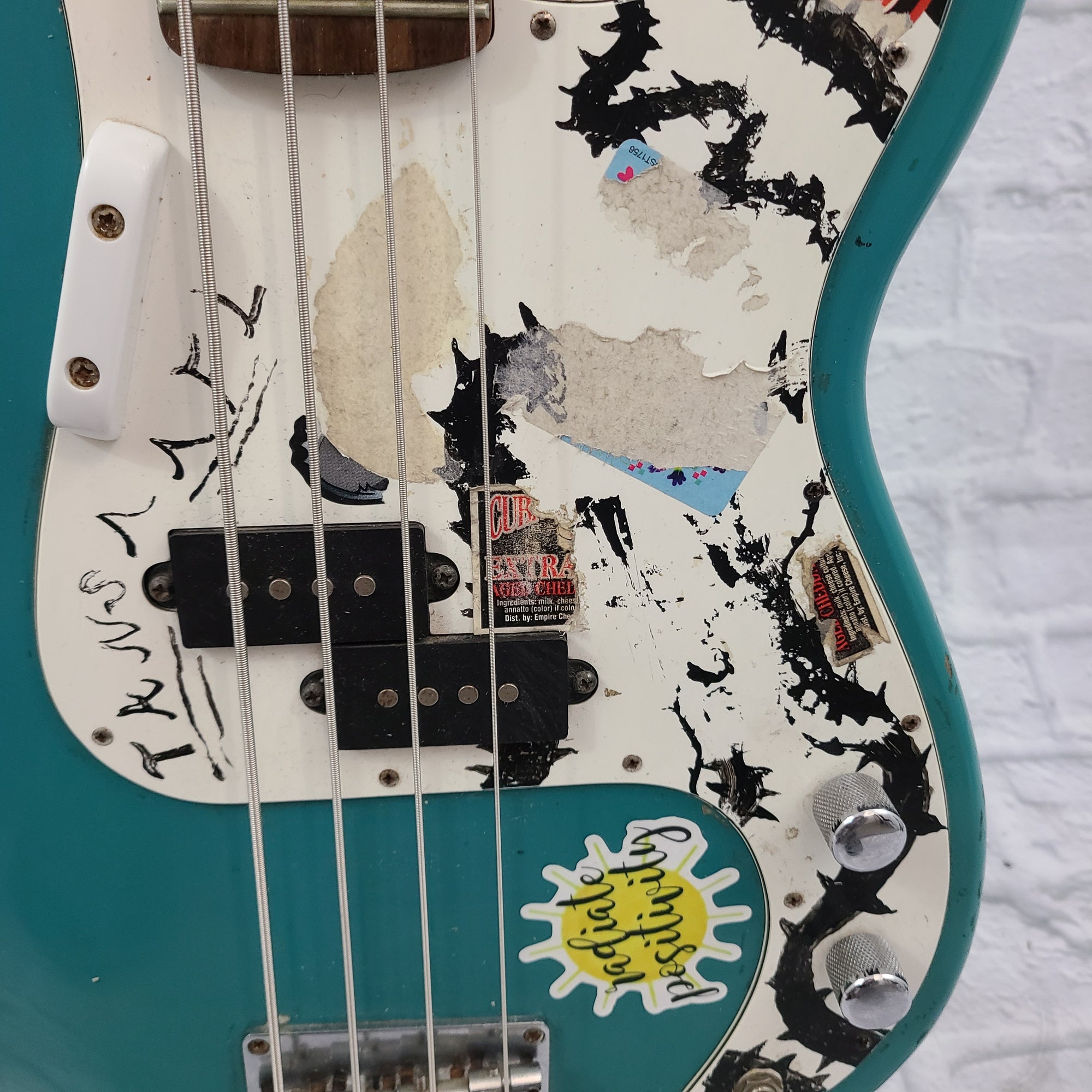 Samick Precision Samick Stages 5 Precision Style 4-String Bass Guitar - Teal - Evolution ...