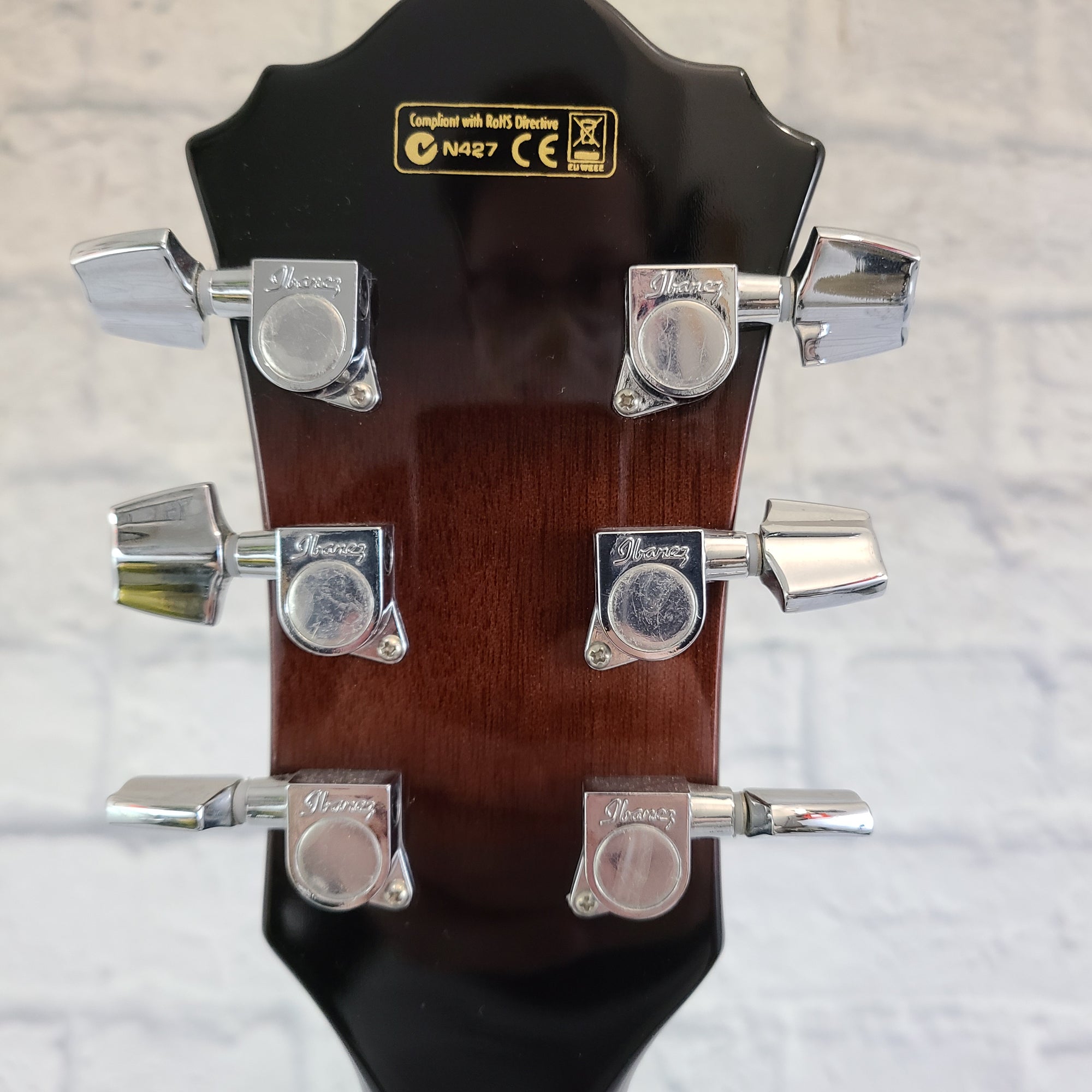 Ibanez AEF18LE DVS1201 Left Handed Acoustic Guitar Rootbeer Burst