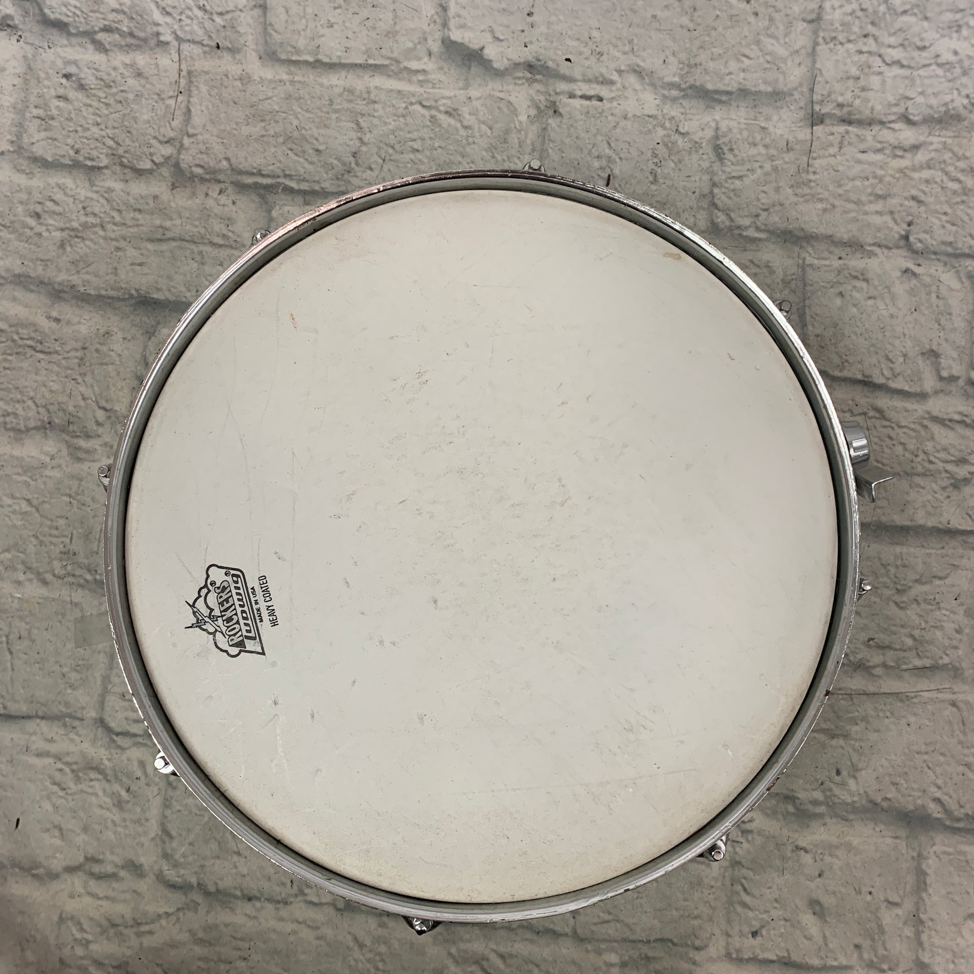 Vintage 1970s Kent 14x5 inch Snare Drum Green Pearl
