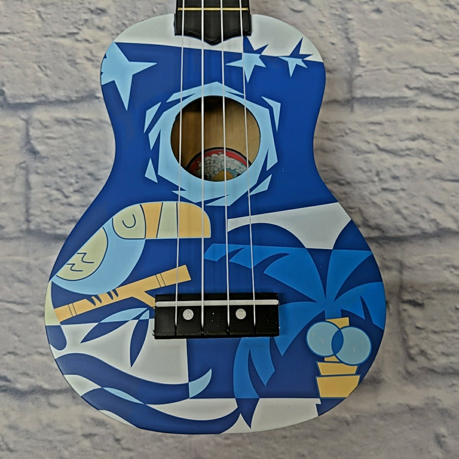 Amahi DDUK2 Blue Bird Soprano Ukulele
