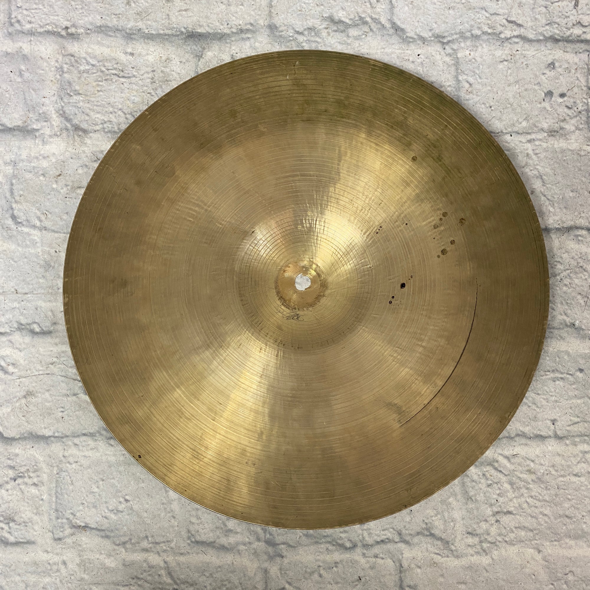 Vintage 1950s Zildjian K Istanbul 16" Crash Cymbal - 1100g