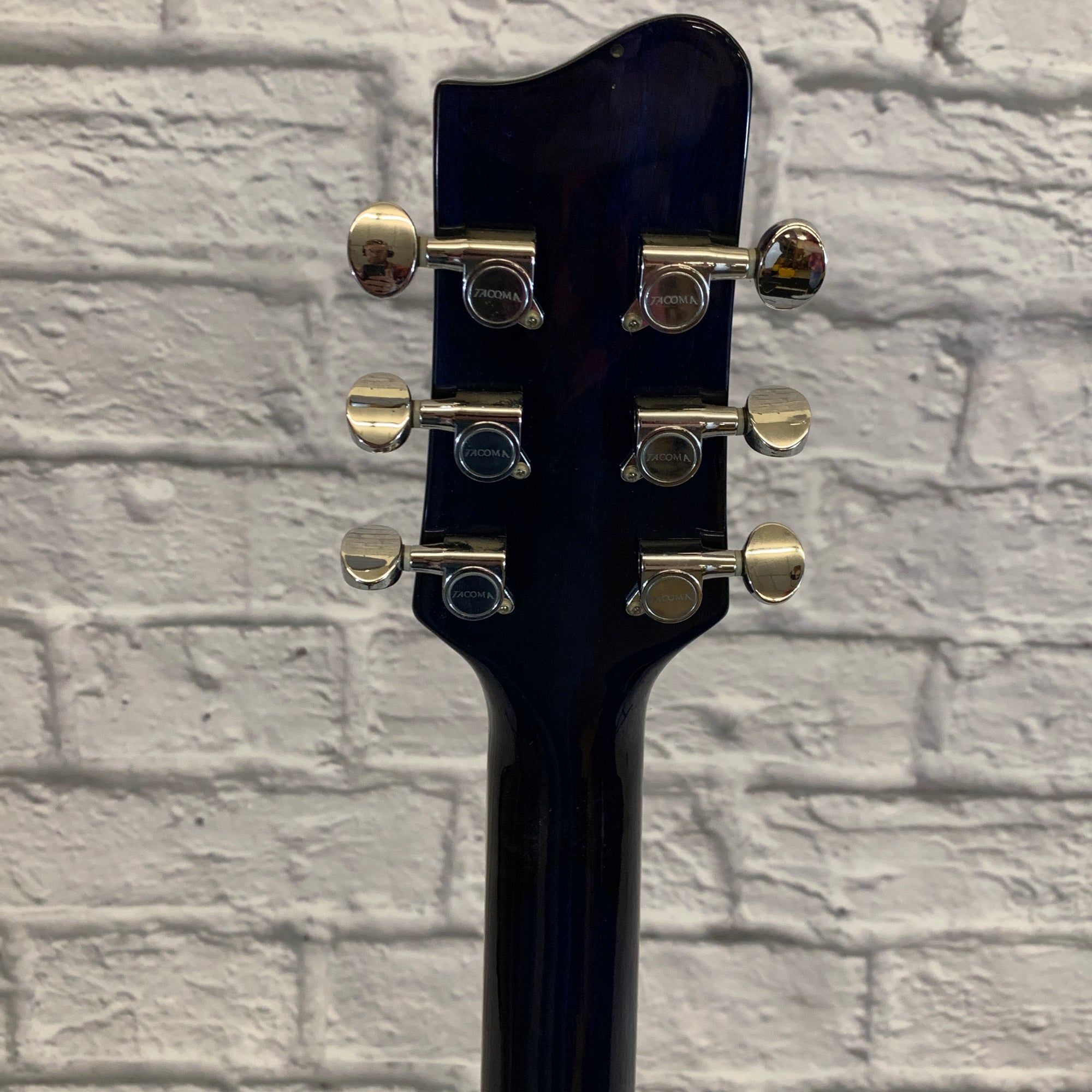 Olympia by Tacoma OMC-11CE6 Acoustic Guitar Blue