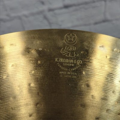 Zildjian K Custom Dark Ride Cymbal 20