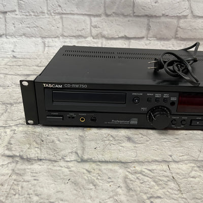 Tascam CD-RW750 CD Rewritable Recorder w/ Rack Ears
