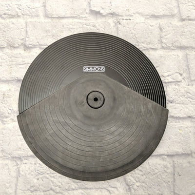 Simmons 14 Inch Electronic Cymbal Trigger Pad w Slam Crash
