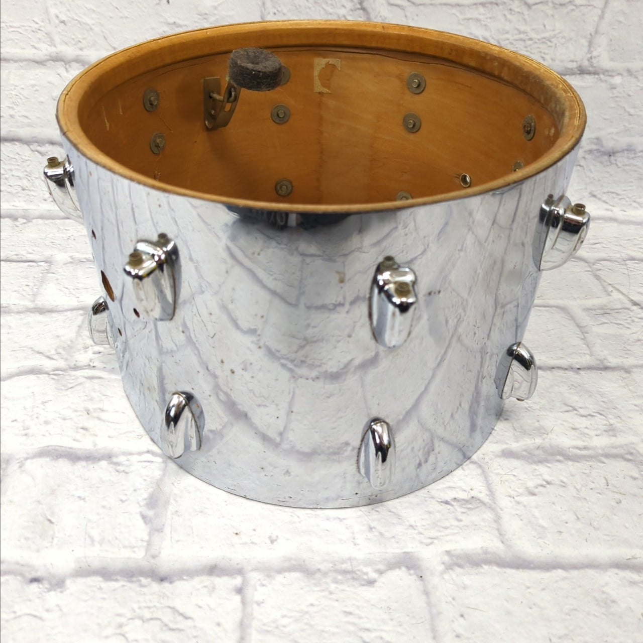 Slingerland 14 Chrome Over Wood Shell