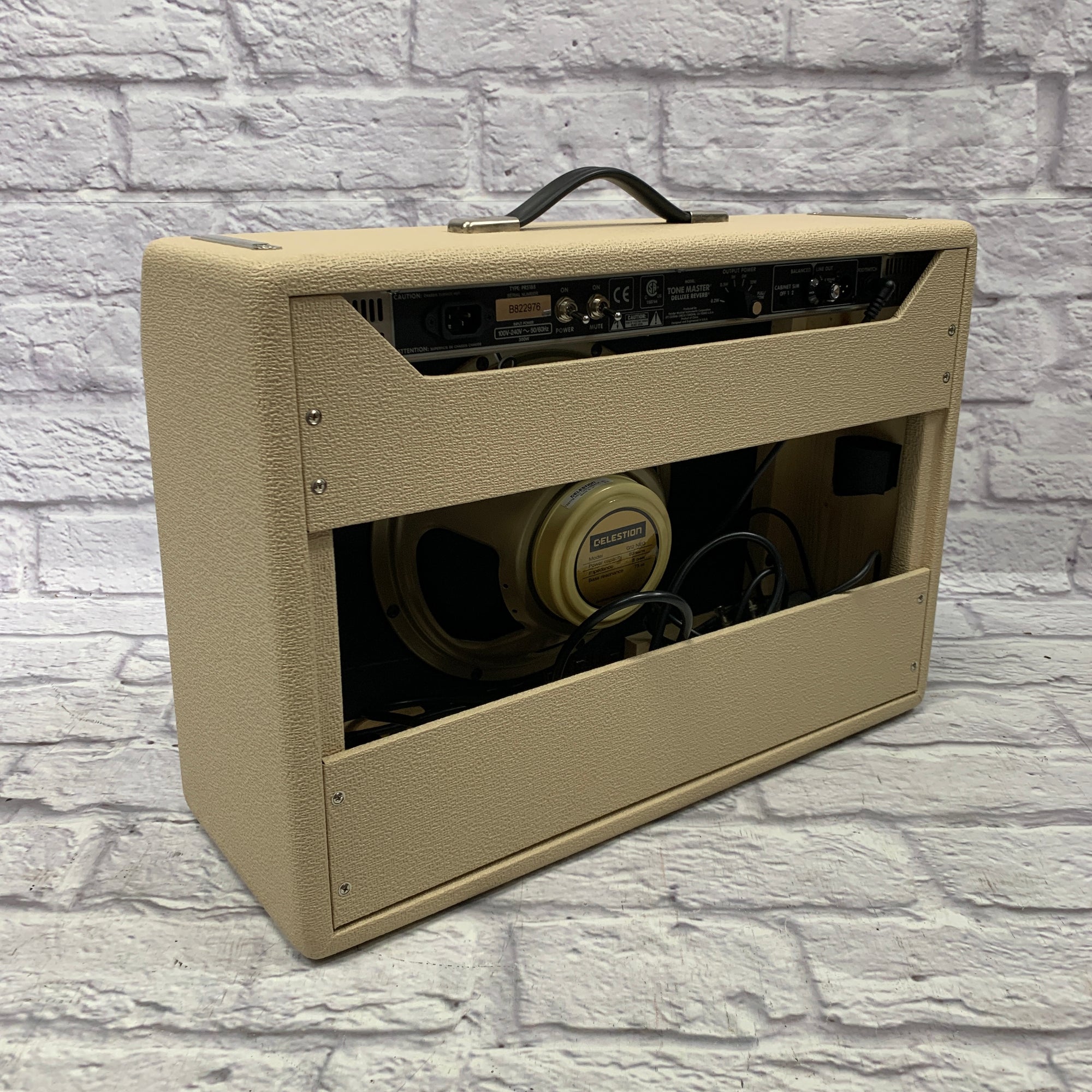 Fender Tone Master Deluxe Reverb Blonde w/ Cover