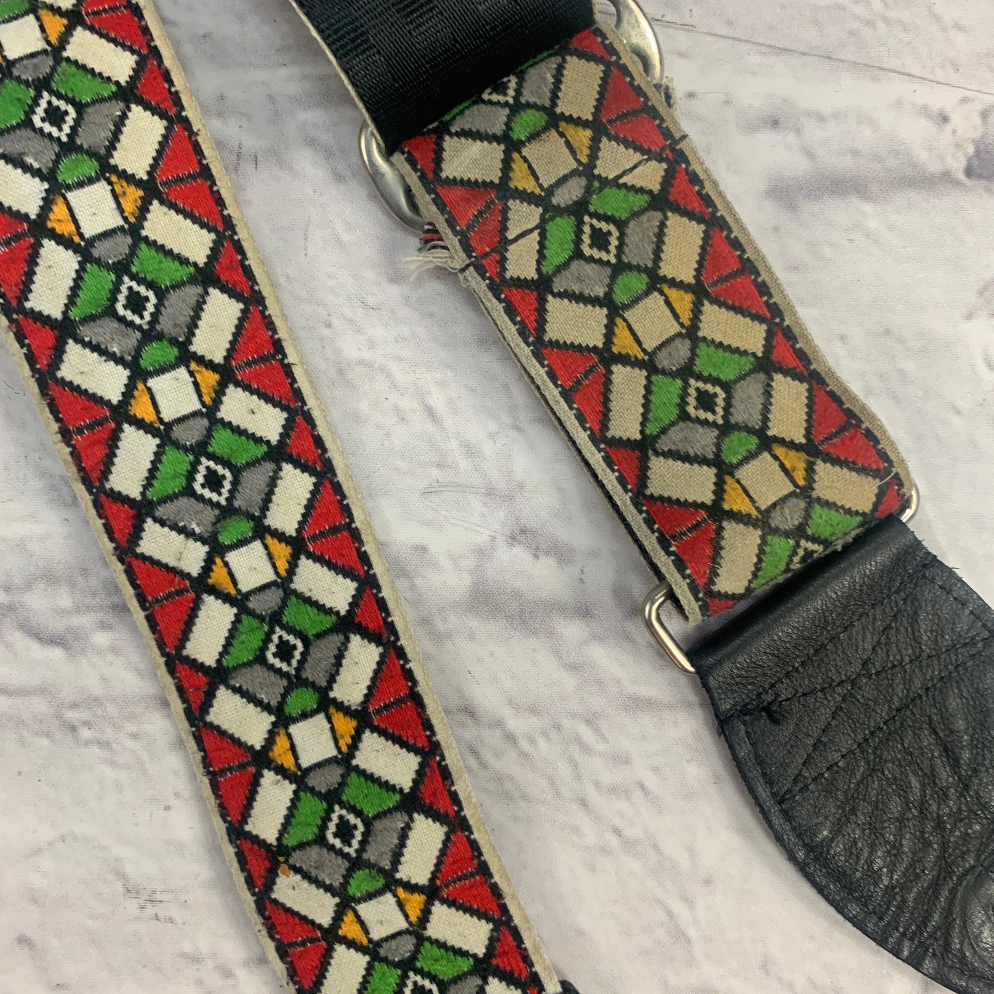 Souldier Stained Glass Guitar Strap
