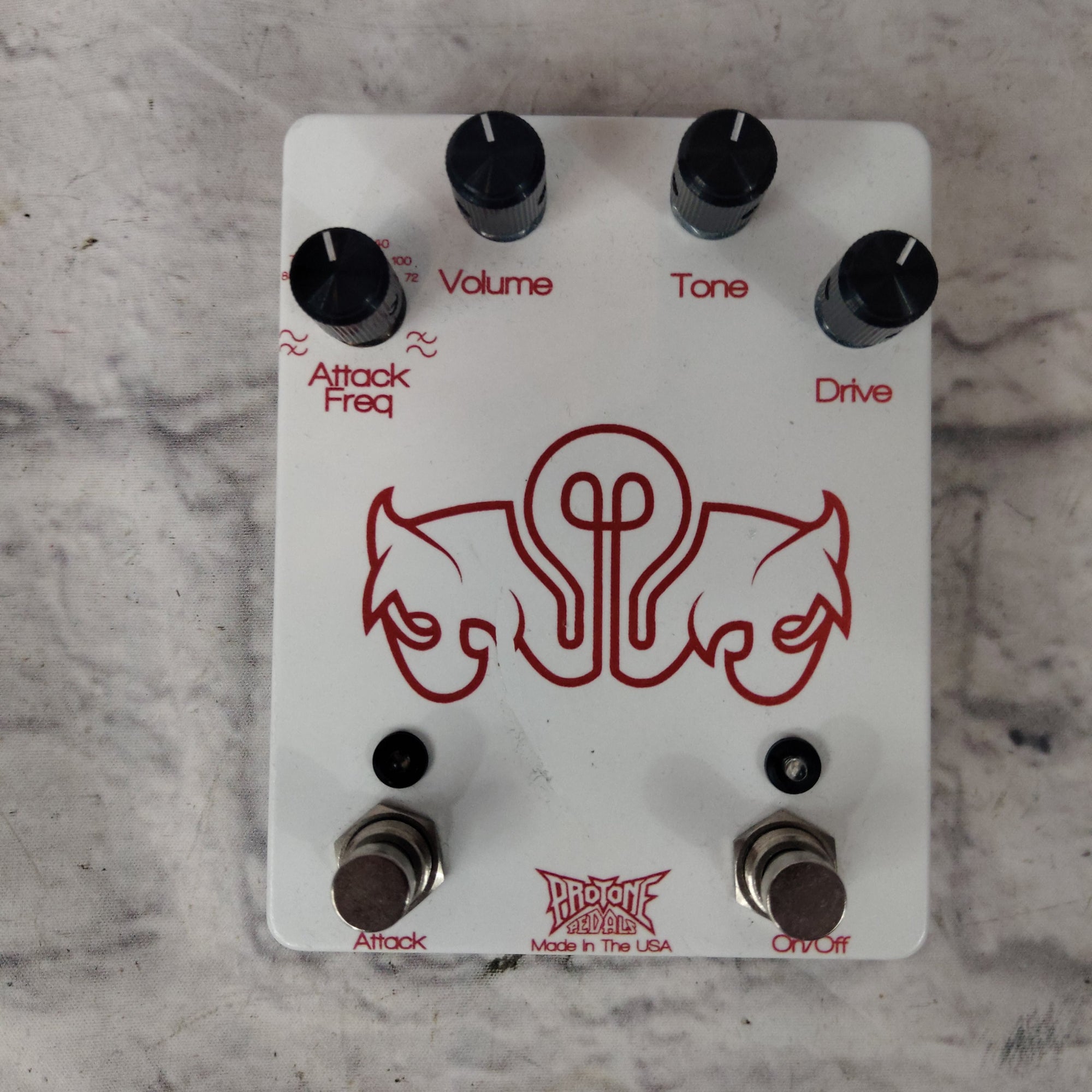 attack pedal Protone Pedals Variable Attack Overdrive pedal