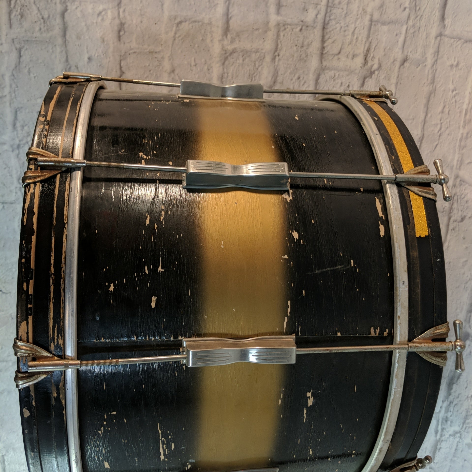Vintage Ludwig 22 Bass Drum 1960-63 Pre Serial Keystone Badge