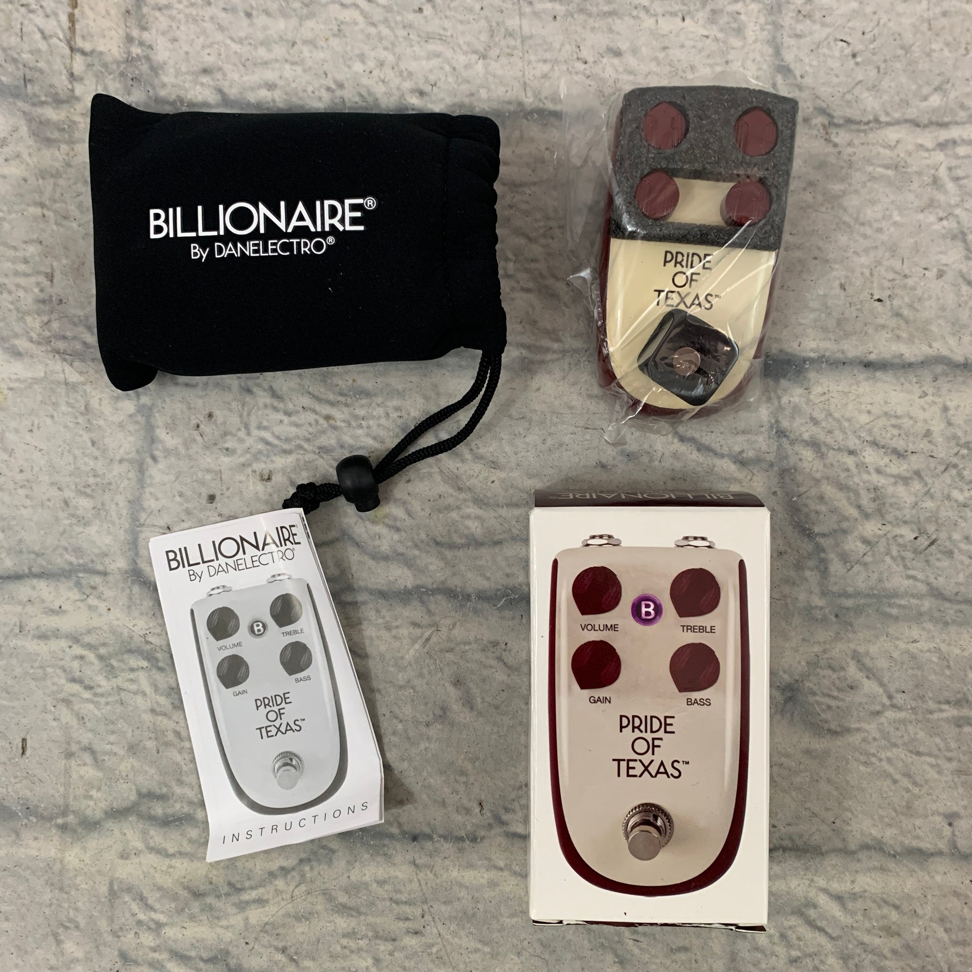 Danelectro Billionaire BP-1 Pride of Texas Overdrive Pedal