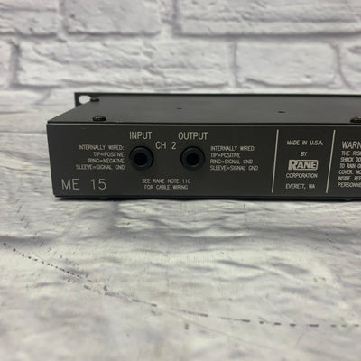 Rane ME15 Graphic Equalizer