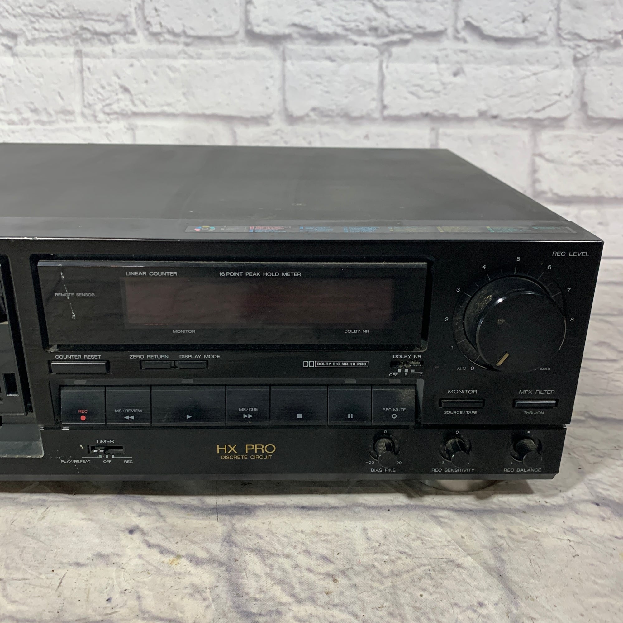 Aiwa HX PRO AD R-40 Stereo Cassette Recorder FOR PARTS - AS IS