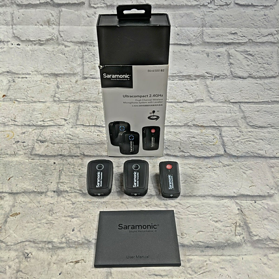 Saramonic Blink500 B2 Ultracompact Dual Channel Lavalier Mic System null
