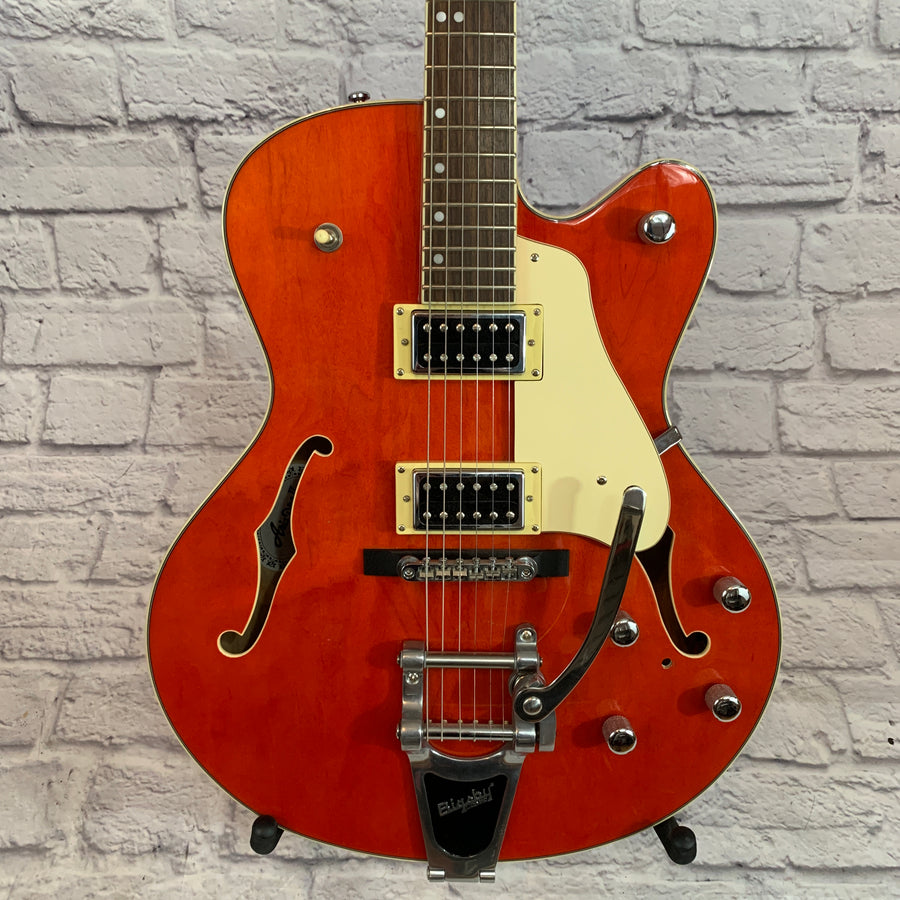 Aria Pro II FA-80 Hollow Body Electric Guitar Orange