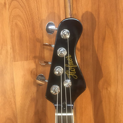 Hofner HCT-185-BK Galaxie Style Long Scale Bass Guitar