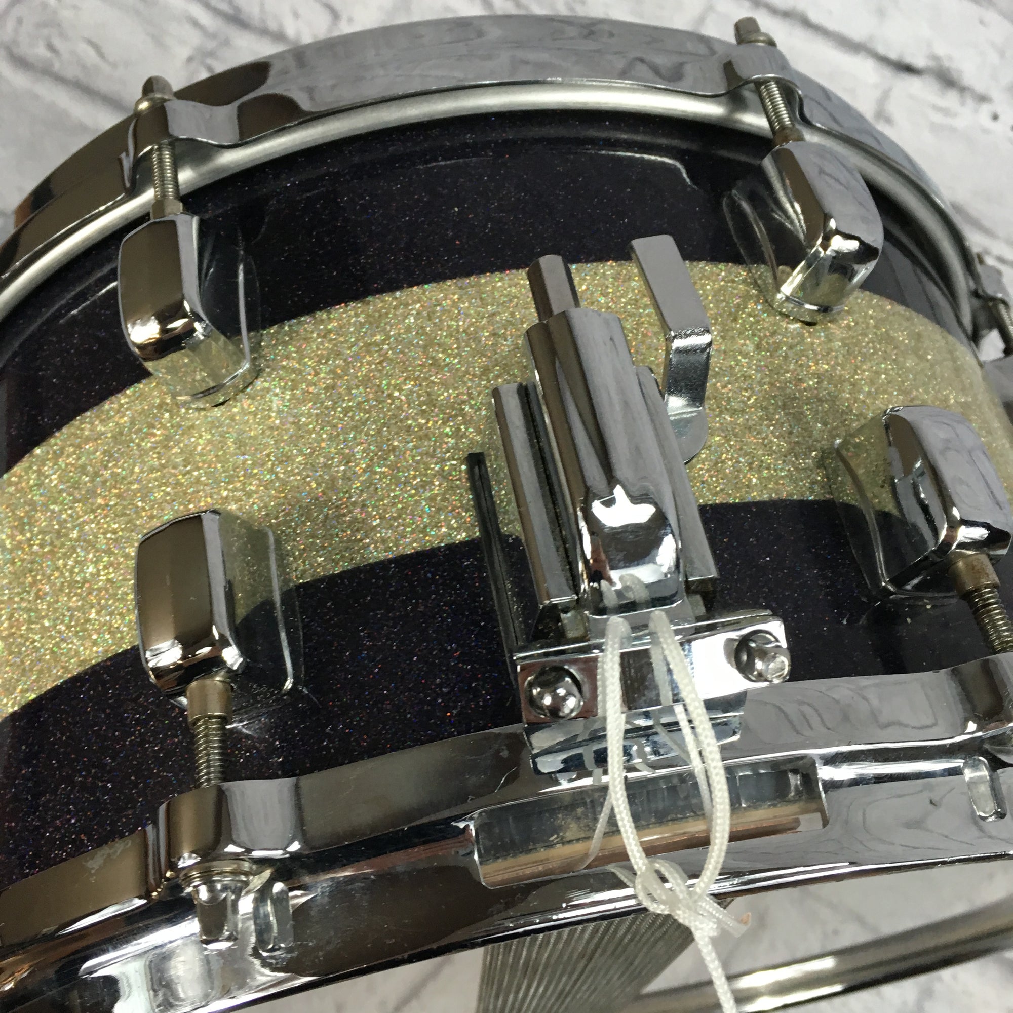 Ddrum 13x7 Dios Sparkle Striped Snare Drum