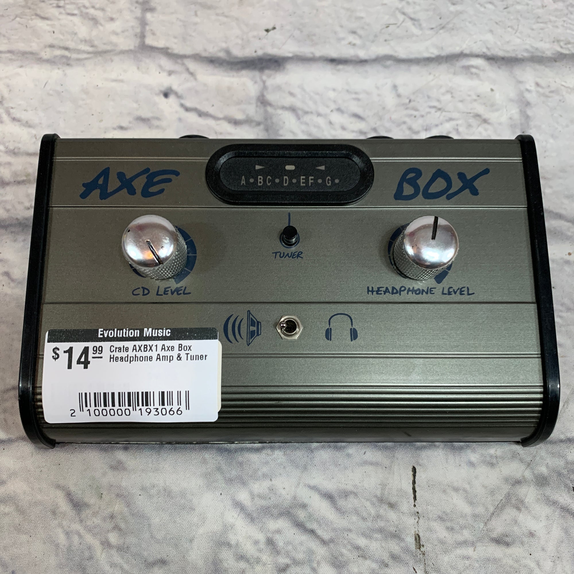 Crate AXBX1 Axe Box Headphone Amp & Tuner