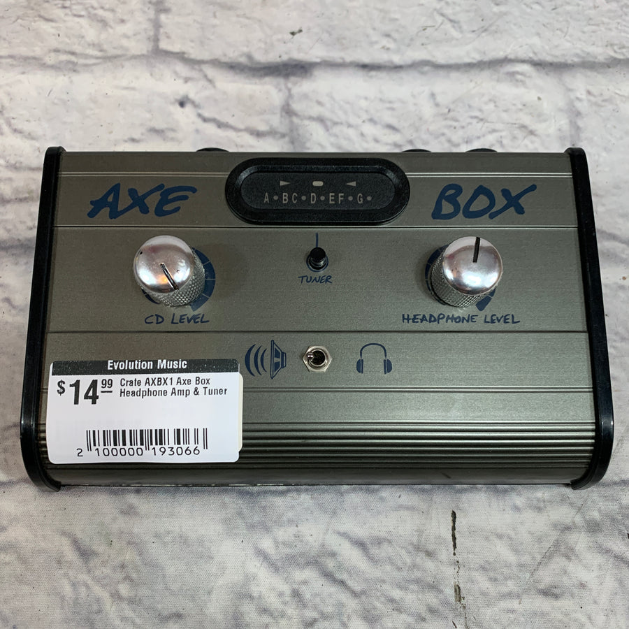 Crate AXBX1 Axe Box Headphone Amp & Tuner