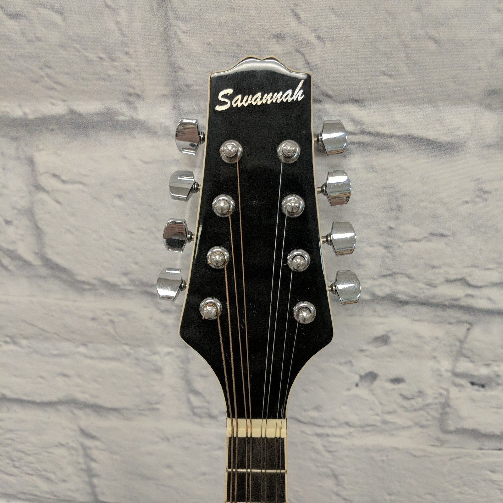 Savannah SA-115-E Passive Electric-Acoustic Mandolin with Semi Hard Case