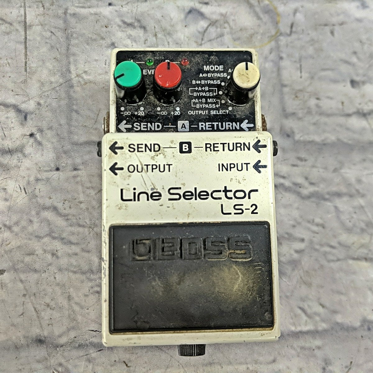 Boss LS-2 Line Selector Pedal Footswitch
