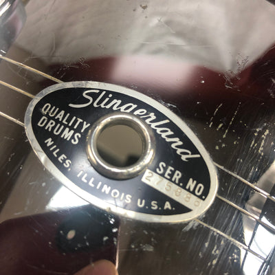Slingerland Vintage 14x6.5 Chrome Over Brass 10-Lug Snare Drum